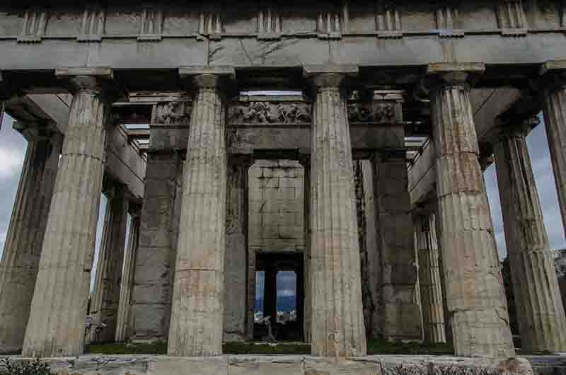 91 - Grecia - Atenas - Antigua Agora - templo El Hefestion